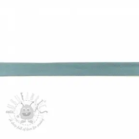 Boordstrook tricot steel blue
