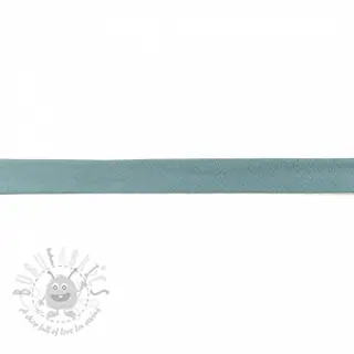 Boordstrook tricot steel blue