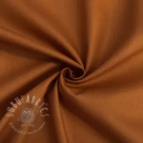 Katoenen popeline cognac