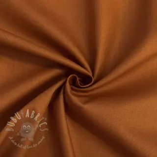 Katoenen popeline cognac
