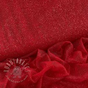 Tule voor TUTU-rok ROYAL SPARKLE red silver