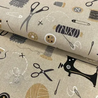 Decoratiestof Linenlook Sewing atelier
