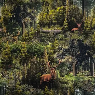 Decoratiestof Ancient forest digital print