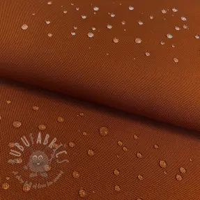 Windjasstof met waterafstotende afwerking terra