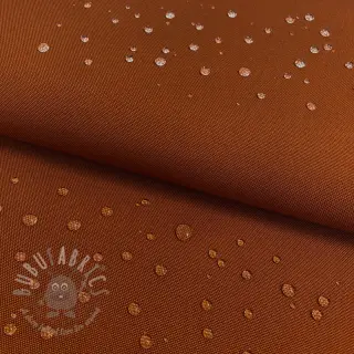 Windjasstof met waterafstotende afwerking terra
