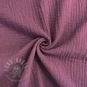 Dubbelgaas/mousseline purple