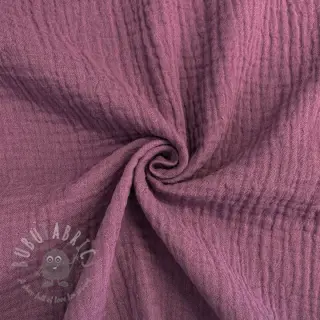 Dubbelgaas/mousseline purple
