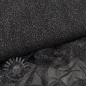 Tule voor TUTU-rok ROYAL SPARKLE black silver