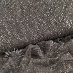 Tule voor TUTU-rok ROYAL SPARKLE dark grey silver