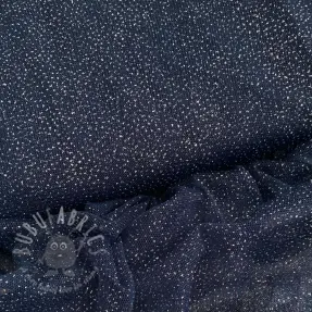 Tule voor TUTU-rok ROYAL SPARKLE navy silver