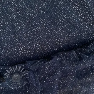 Tule voor TUTU-rok ROYAL SPARKLE navy silver