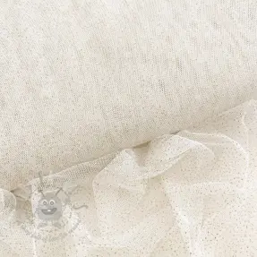 Tule voor TUTU-rok ROYAL SPARKLE white gold