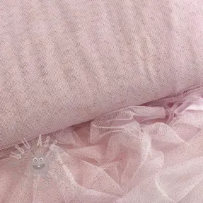 Tule voor TUTU-rok ROYAL SPARKLE lilac gold