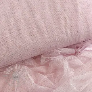 Tule voor TUTU-rok ROYAL SPARKLE lilac gold