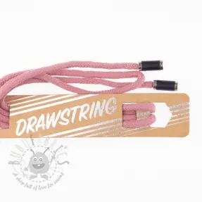 Koordje voor capuchon met eindkapjes 115 cm HEAD3 old pink