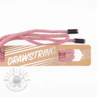 Koordje voor capuchon met eindkapjes 115 cm HEAD3 old pink