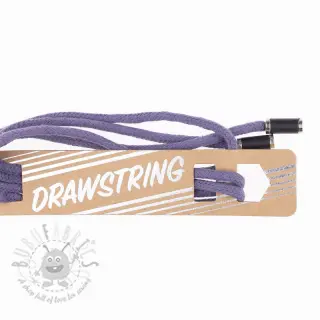 Koordje voor capuchon met eindkapjes 115 cm HEAD3 lavender