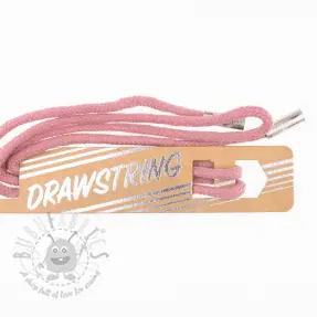 Koordje voor capuchon met eindkapjes 115 cm HEAD2 old pink