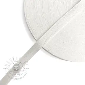 Keperband katoenen 15 mm white