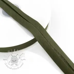 Boordstrook katoen camo green