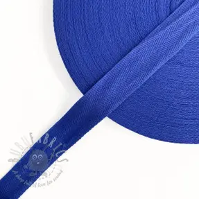 Keperband katoenen 25 mm cobalt