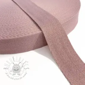 Tassenband katoen 4 cm washed pink