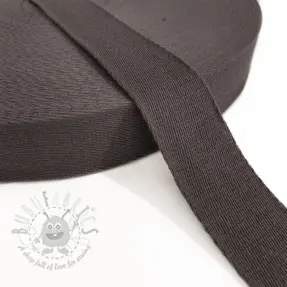 Tassenband katoen 4 cm mocha