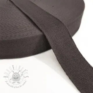 Tassenband katoen 4 cm mocha