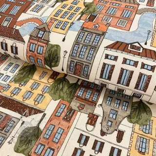 Decoratiestof premium Favourite village