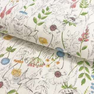 Decoratiestof premium Wildflower field