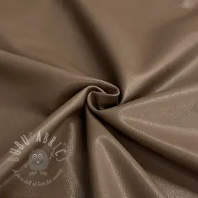 Kunstleer voor kleding taupe