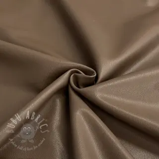 Kunstleer voor kleding taupe
