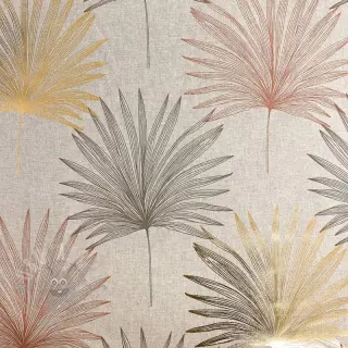 Decoratiestof Luxury palm metallic premium