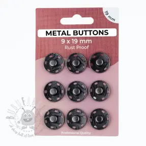 Drukknoop METAL 19 mm anthracite
