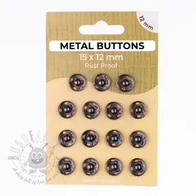 Drukknoop METAL 12 mm anthracite