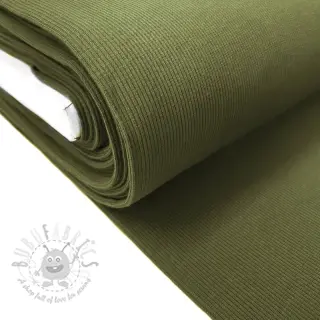 Boordstof RIB army green ORGANIC