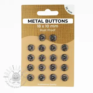 Drukknoop METAL 10 mm anthracite