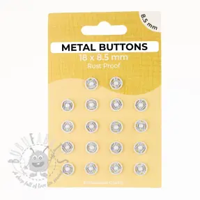Drukknoop METAL 8,5 mm off white