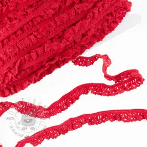 Katoenen kant elastisch red