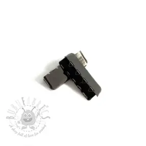 Metalen Eindkapje 25 mm anthracite
