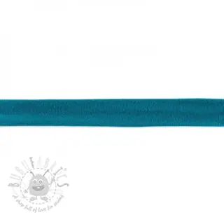Boordstrook tricot petrolej