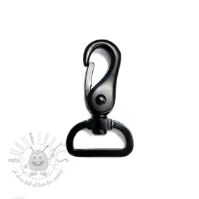 Metalen Karabijnhaak 25 mm black
