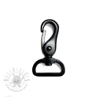 Metalen Karabijnhaak 25 mm black