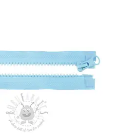 Ritssluiting deelbaar 65 cm old blue