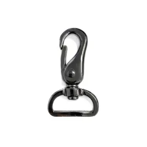 Kovová karabína 25 mm anthracite