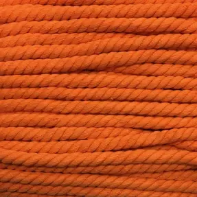 Bavlnená šnúra točená 12 mm oranžová