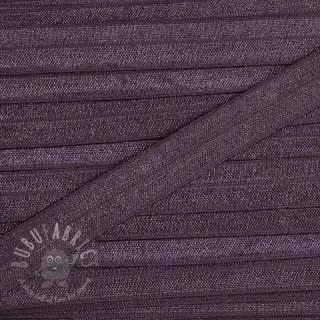 Omvouwelastiek 15 mm plum