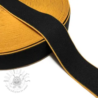 Glad elastiek 4 cm Rim ochre