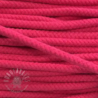 Katoenen koord 8 mm fuchsia