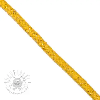 Lurexkoord 10 mm yellow